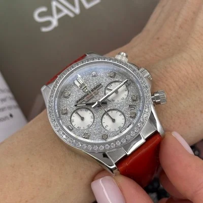 Жіночий годинник Pagani Design PD-1730 Silver-Red